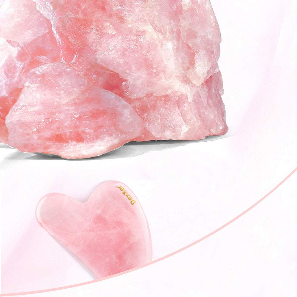 Gua Sha kvarca sejas masētājs, rozā