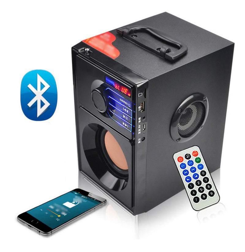 Bezvadu bluetooth karaoke skaļrunis