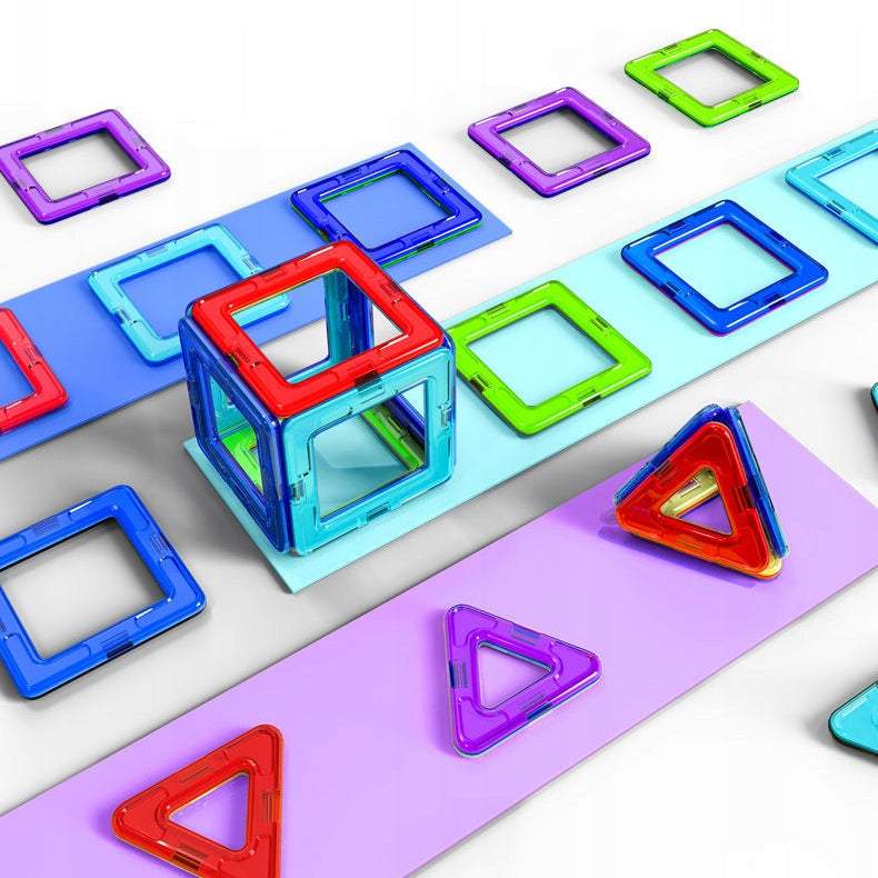 Magnētisko bloku komplekts 52 elementi