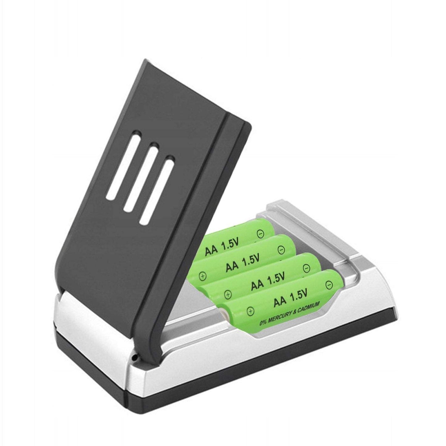 Akumulatoru lādētājs, bateriju uzlādes stacija ar displeju