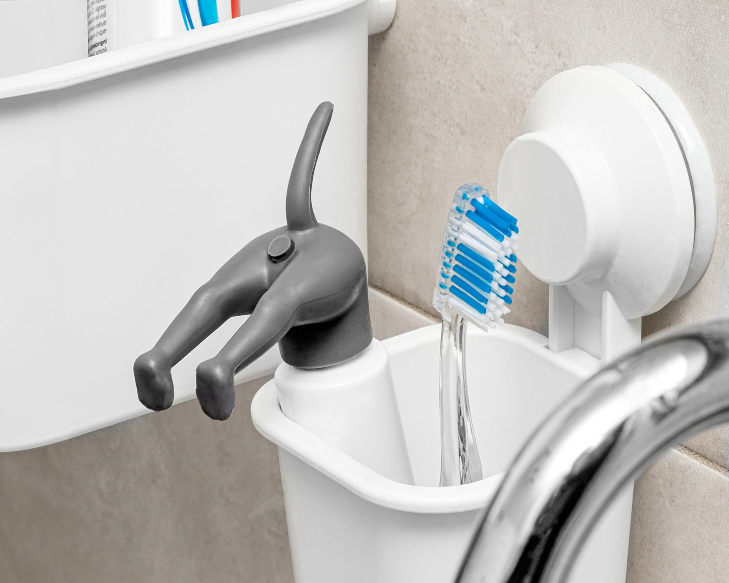 Zobu pastas dozators - spiede suns