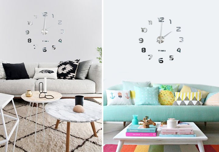 DIY sienas pulkstenis