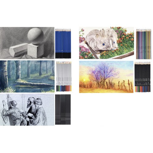 Skicēšanas komplekts 74 gab