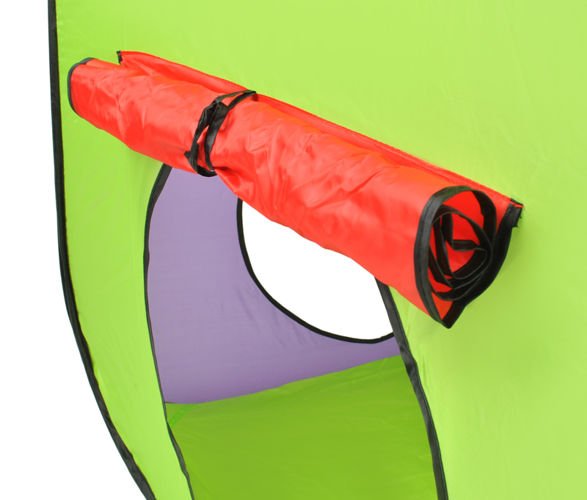 Telts bērniem Māja + Tunelis + 200 bumbas