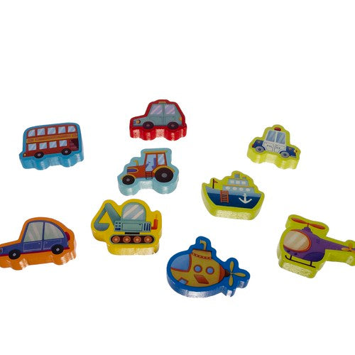 Koka puzle – šķirotājs 6in1