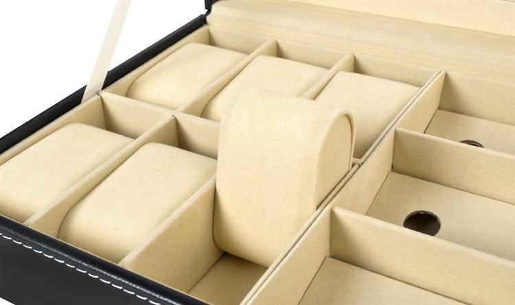 Organizators pulksteņiem un brillēm melns