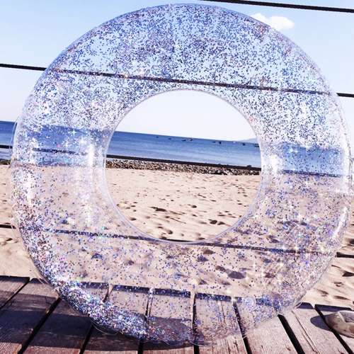 Piepūšamais rinķis ar spīdumiem