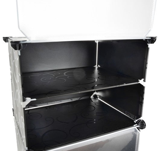 Moduļu apavu plaukts — 6 līmeņi