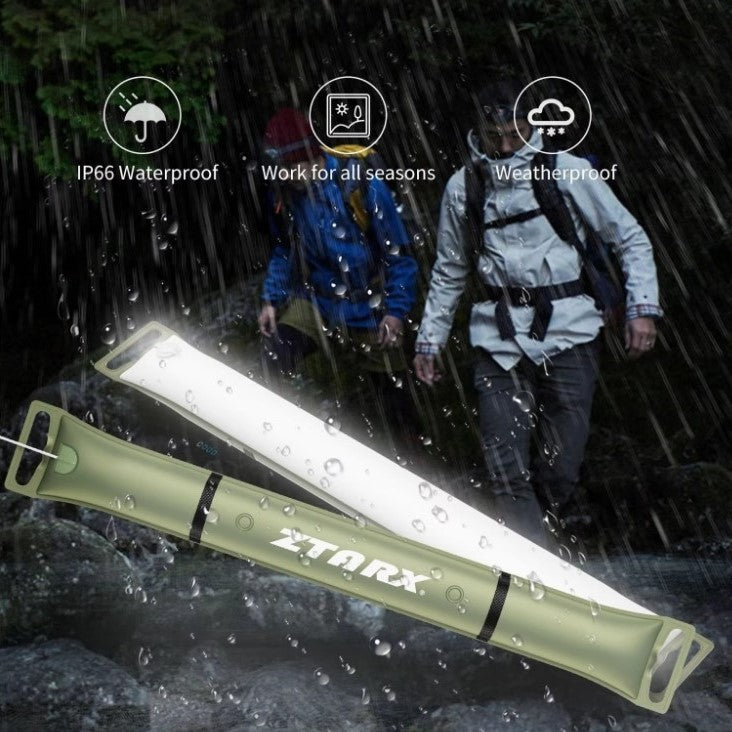 Piepūšamās kempinga LED gaismas USB