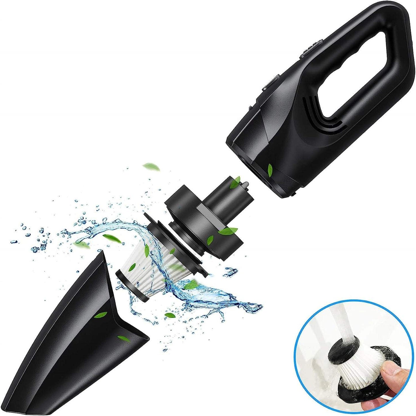 Bezvadu rokas putekļusūcēja komplekts