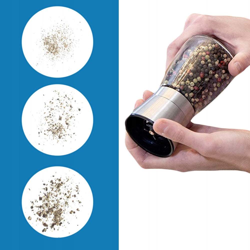 Sāls un piparu dzirnaviņu komplekts