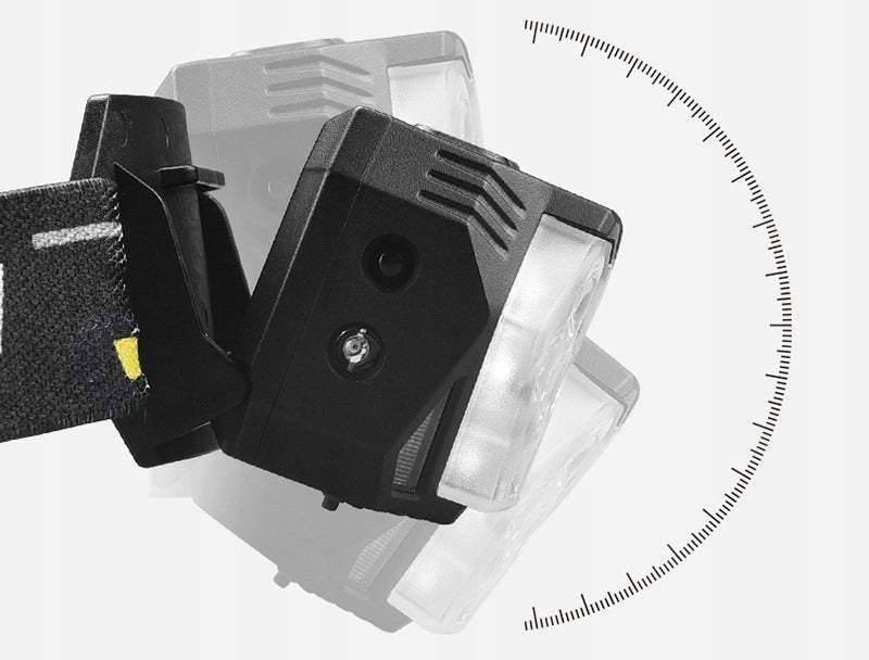 LED Galvas lukturis ar kustības sensoru - ūdensizturīgs