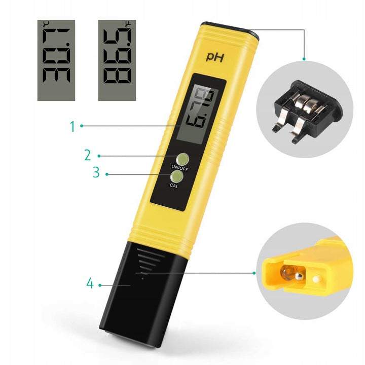 Analogais augsnes PH skābes mērītājs