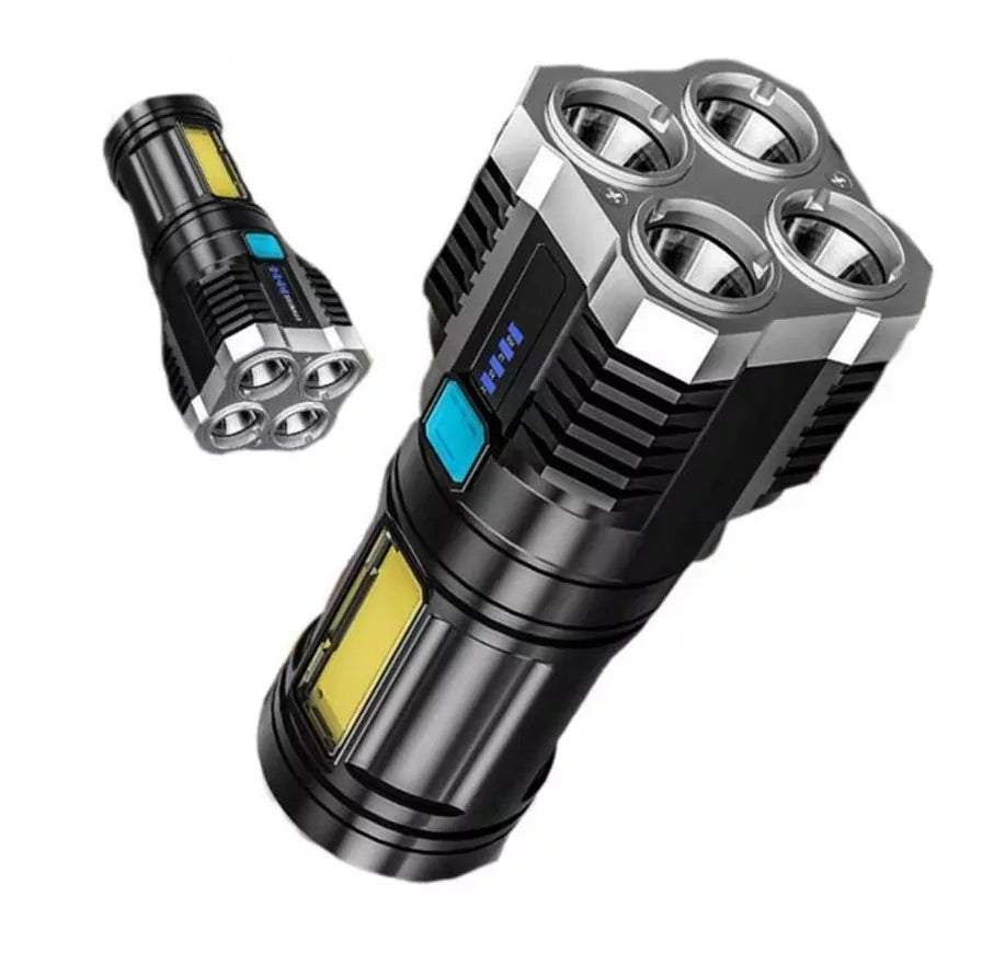 Taktiskais lukturis USB 5 LED