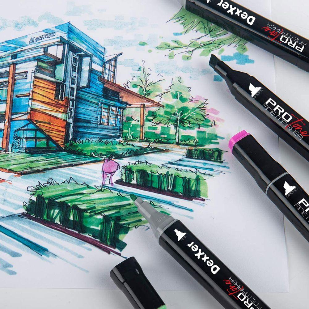 Marķieru komplekts 168 gabali