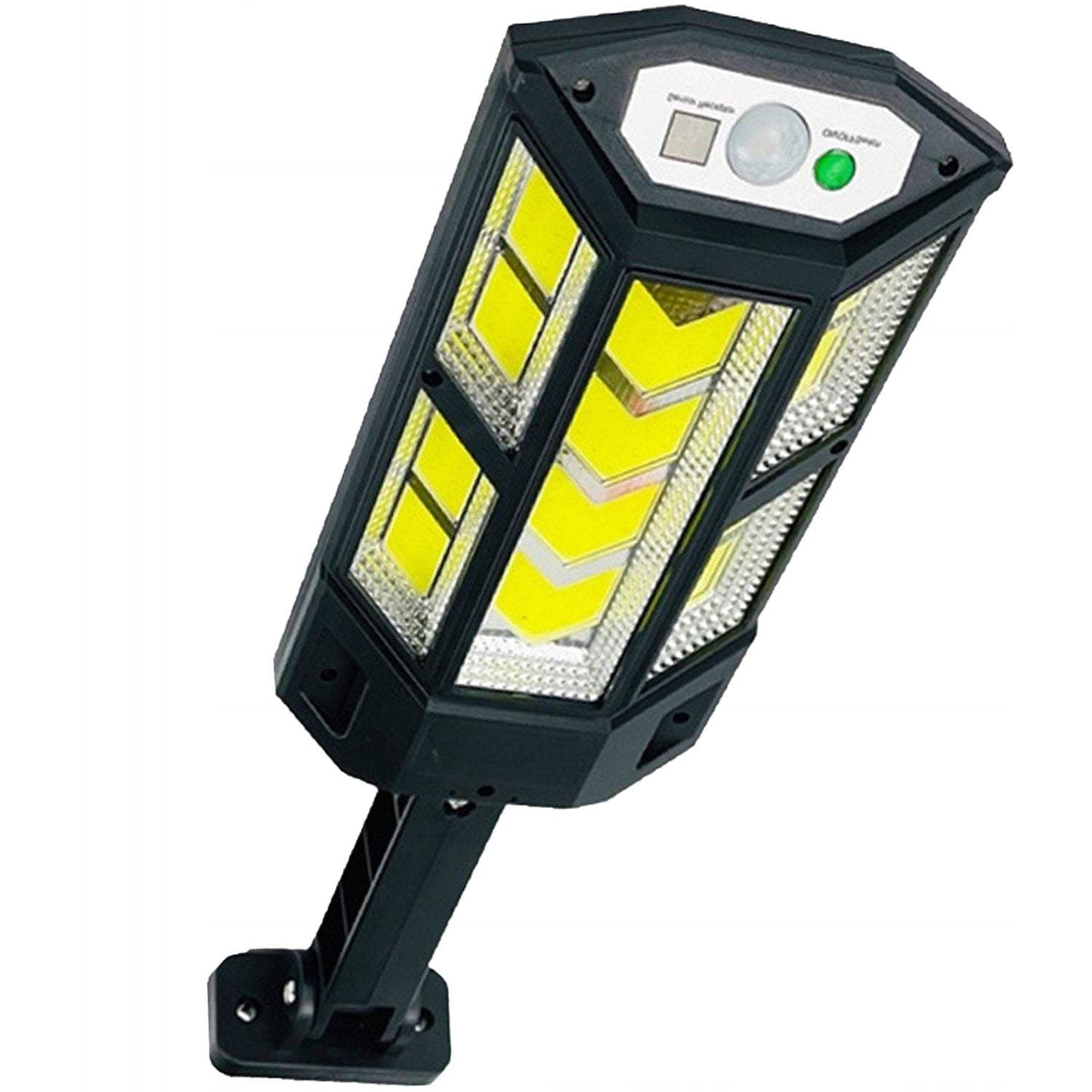 Āra lampa ar saules paneli un tālvadības pulti 124 LED