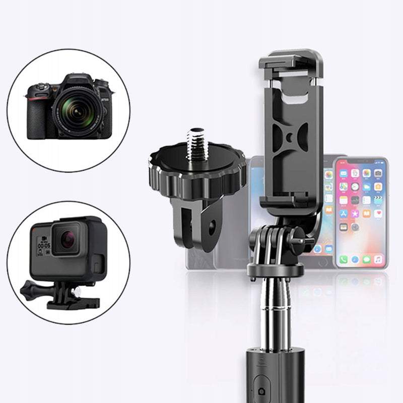 Selfie stick ar bluetooth bezvadu pulti telefonam