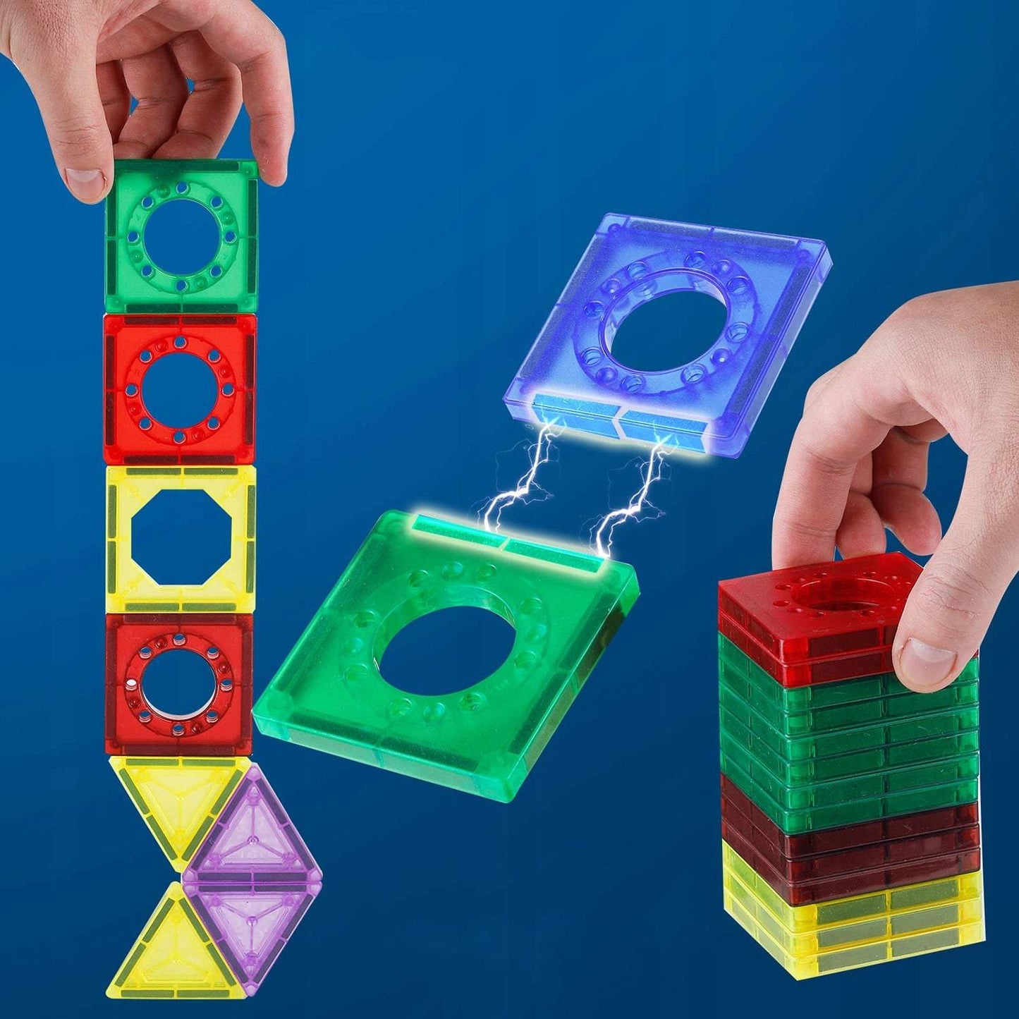 Magnētisko bloku komplekts 110 elementi