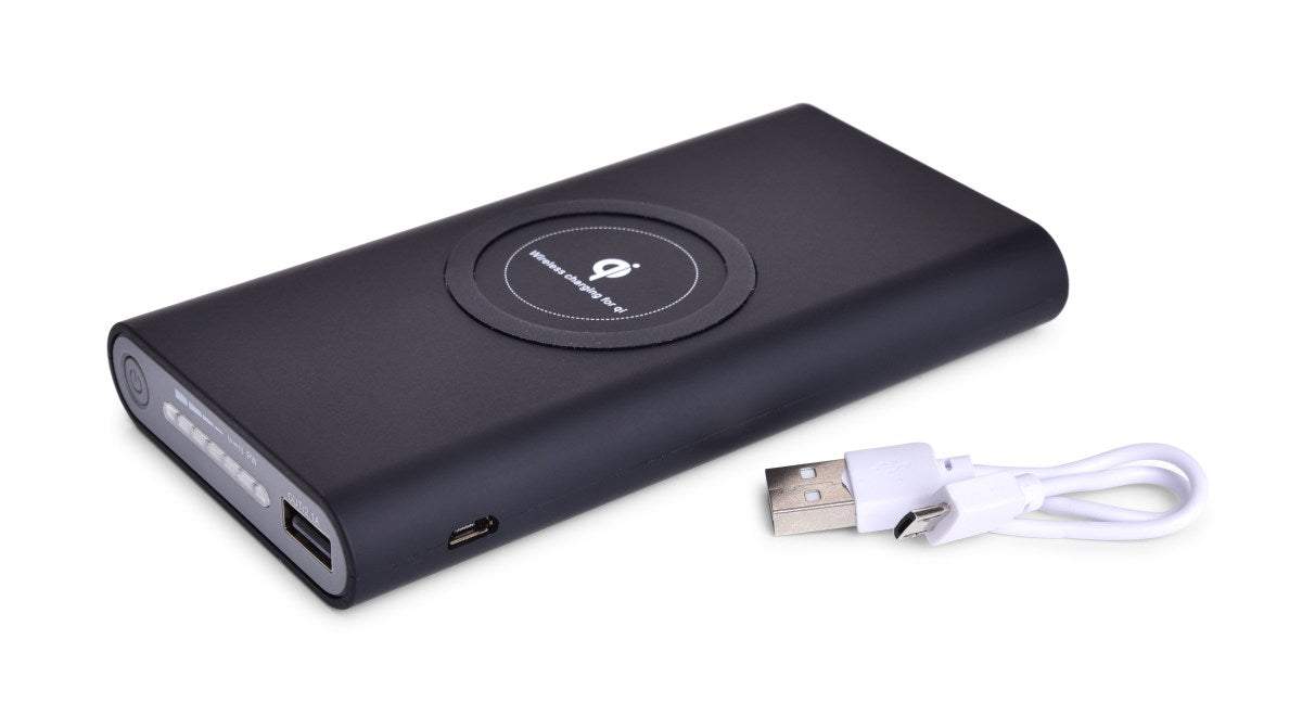 Bezvadu/indukcijas portatīvais lādētājs powerbank 60000mAh