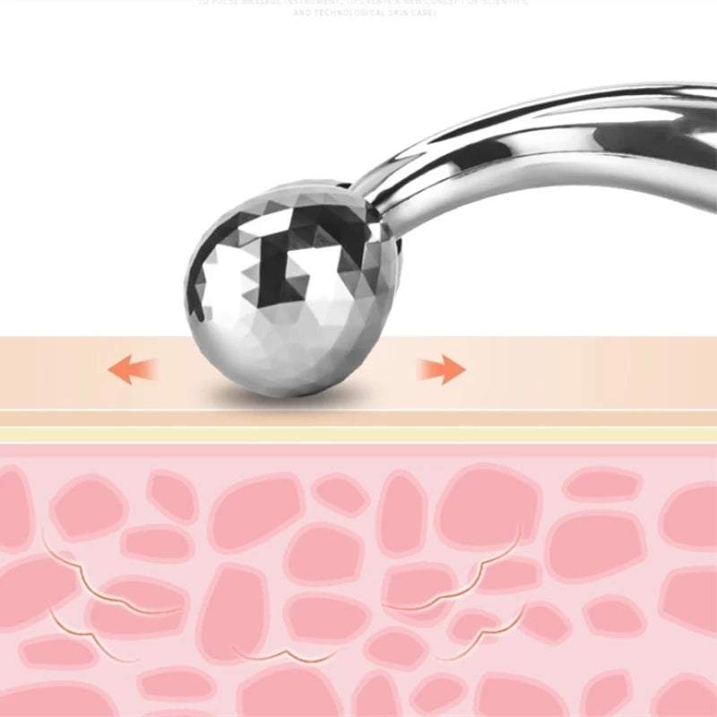 Sejas un ķermeņa 3D masieris, rotējošais veltnis