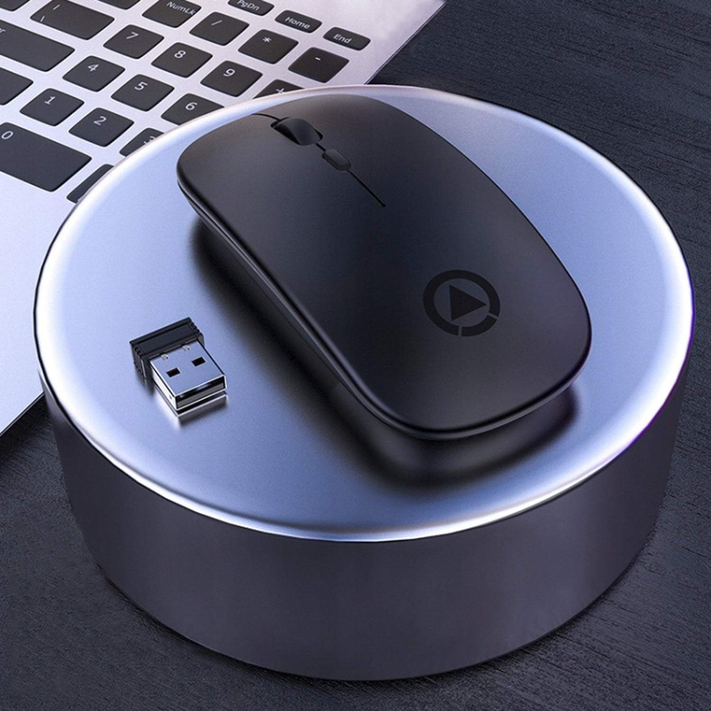 Bezvadu spēļu pele ar RGB apgaismojumu