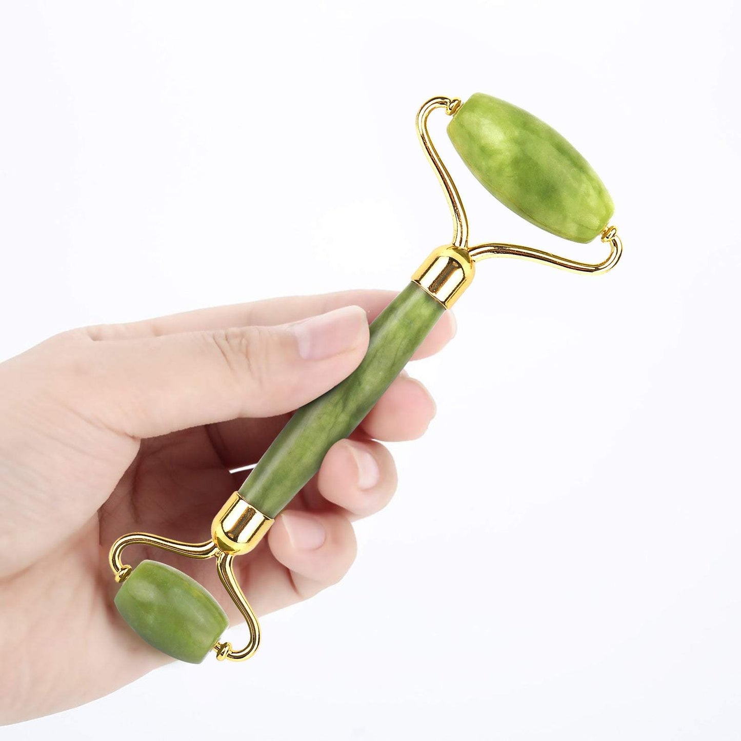 Sejas masieris Nefrīta rullītis, Jade Roller ar Gua Sha zaļā krāsā
