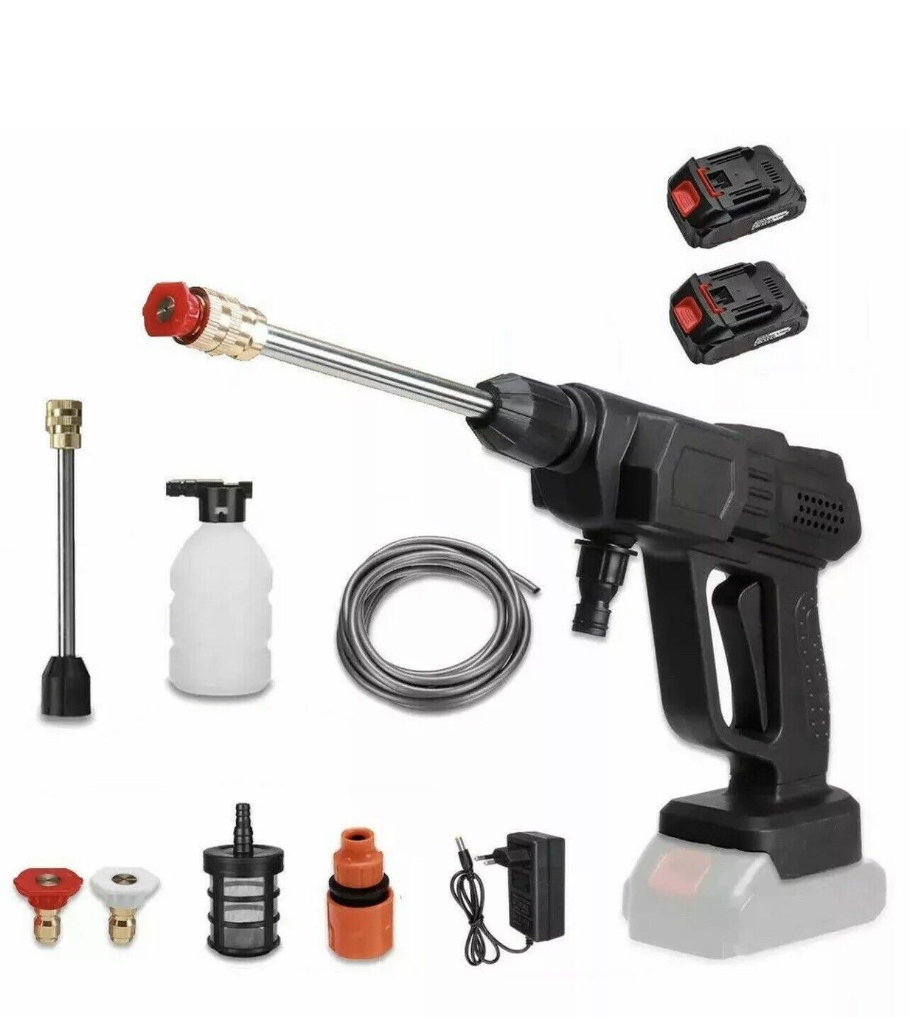 Bezvadu spiediena mini mazgatājs +2 akumulatori