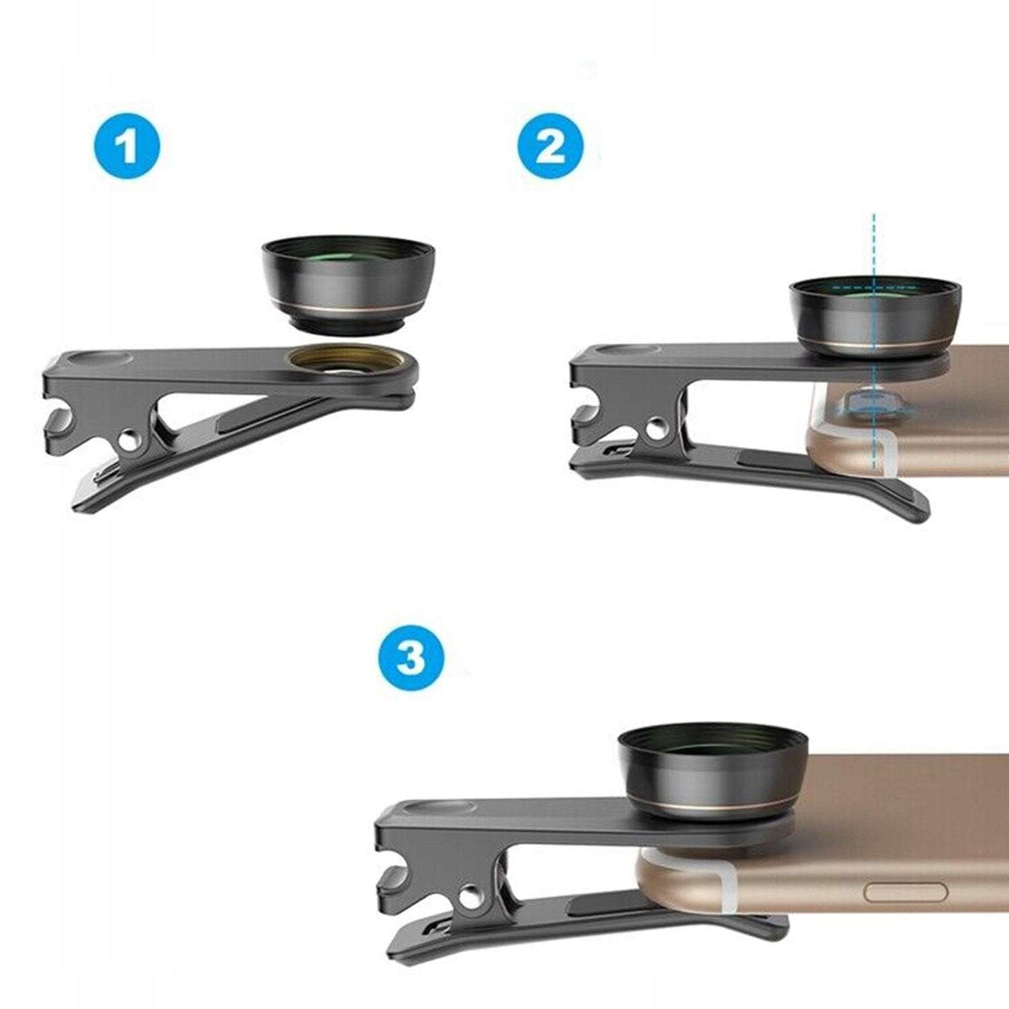 Telefona lēcu komplekts