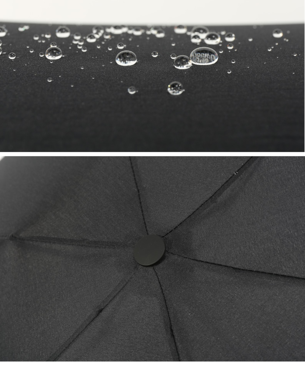 Kompakts un viegls mini lietussargs melnā krāsā