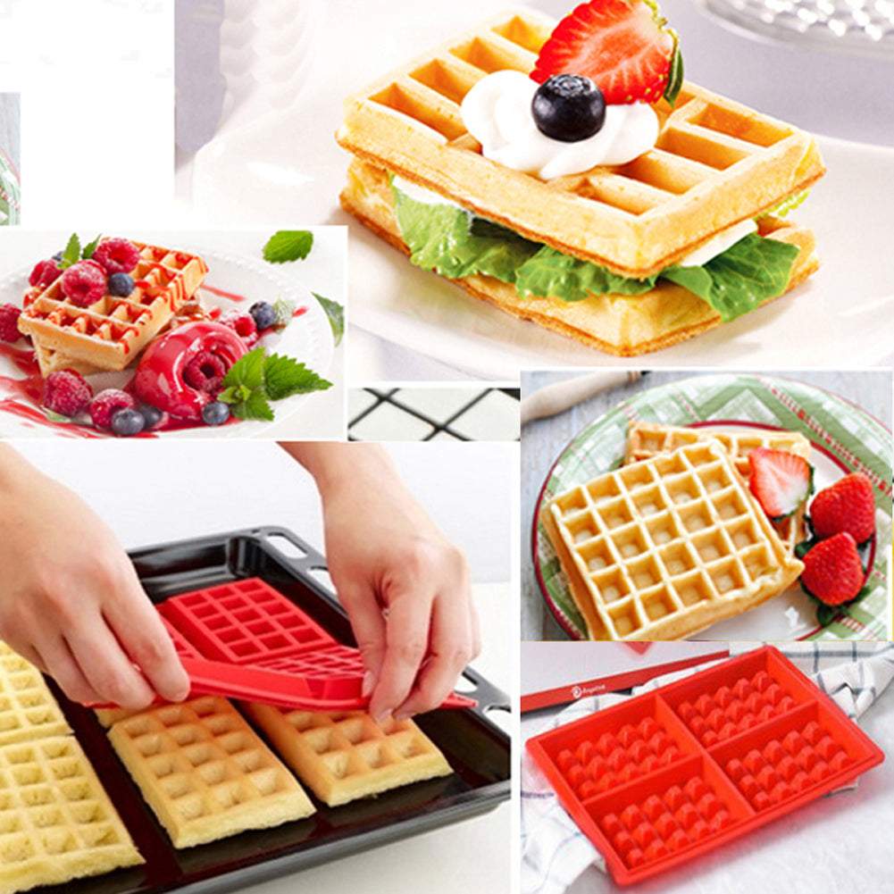 Vafeļu forma cepšanai silikona