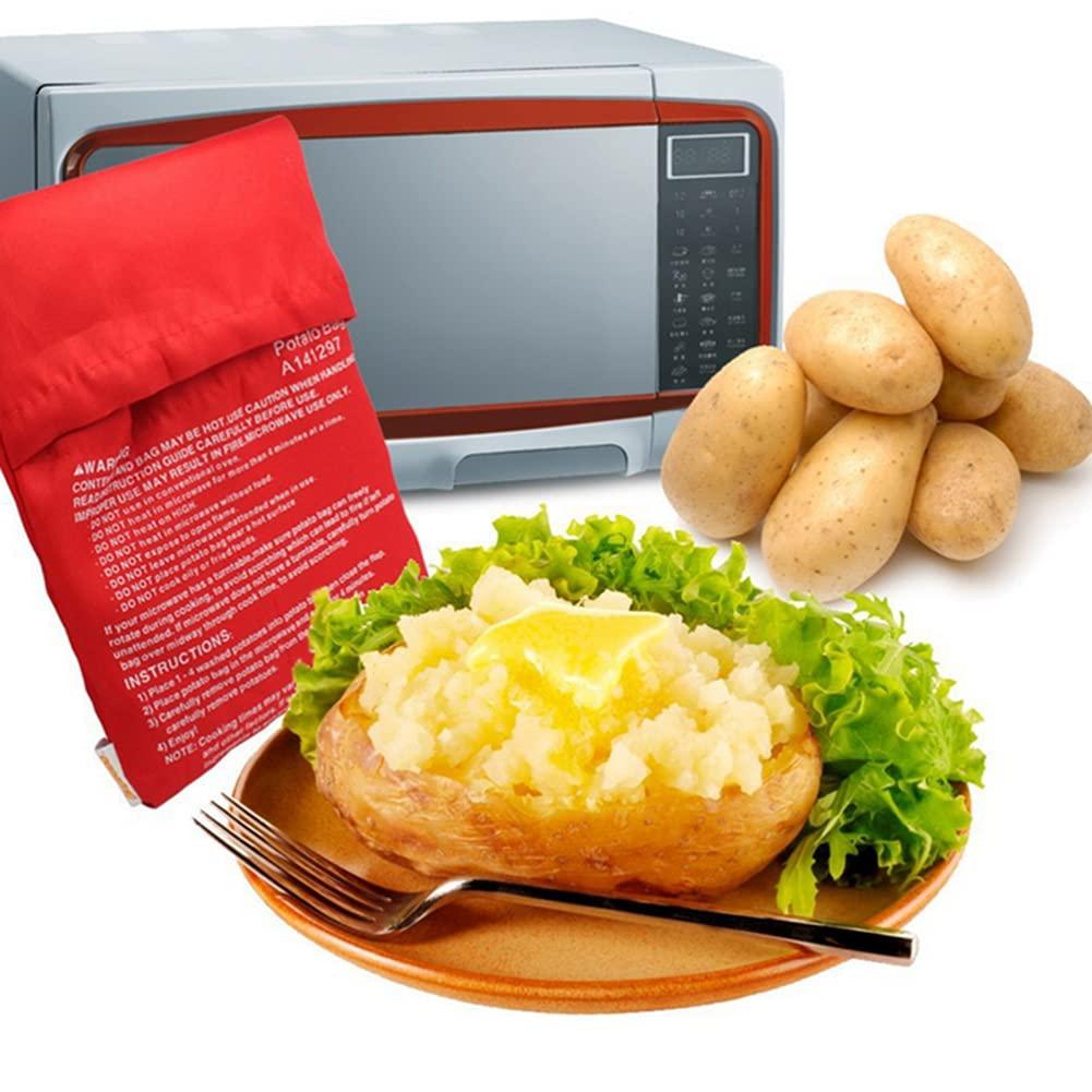 Kartupeļu cepšanas maiss mikroviļņu krāsnij