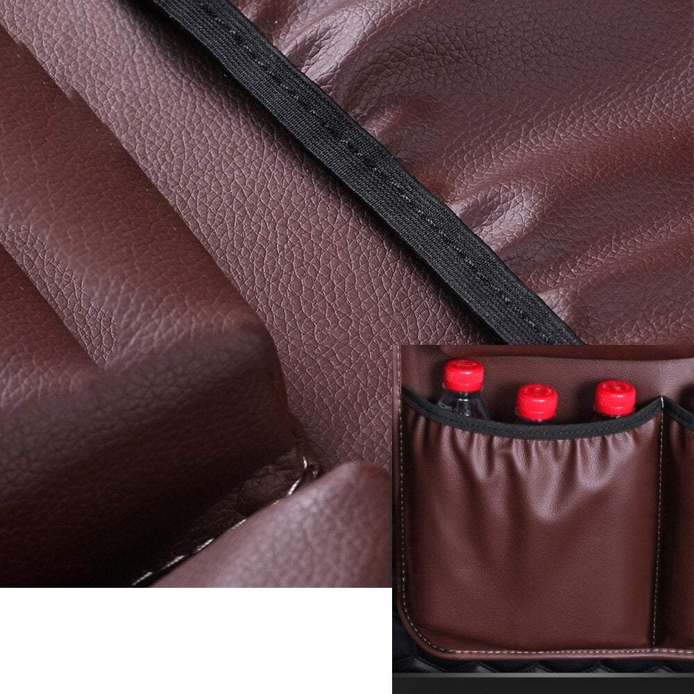 Mašīnas bagāžnieka organizators uz 3 trim sēdekļiem