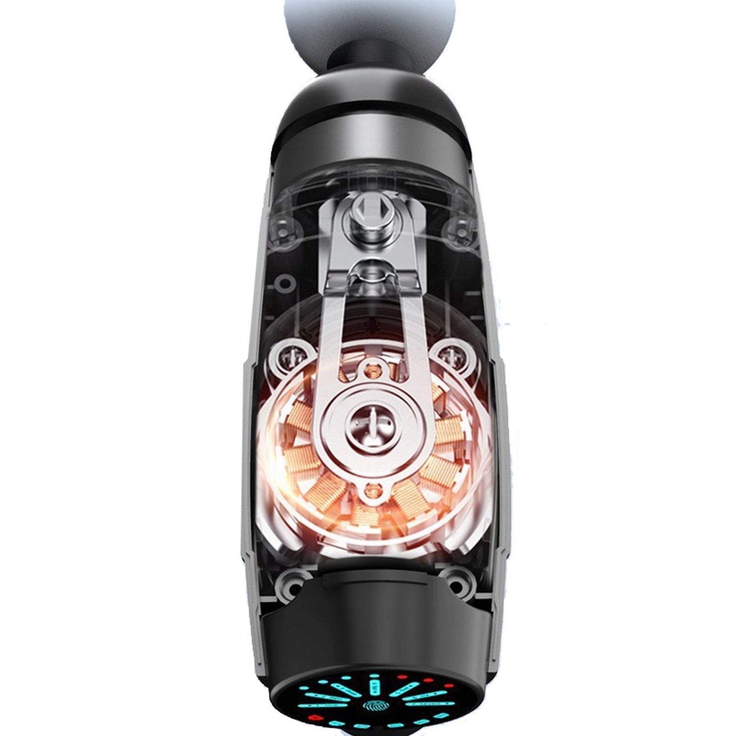 Masāžas pistole ar 10 uzgaļiem