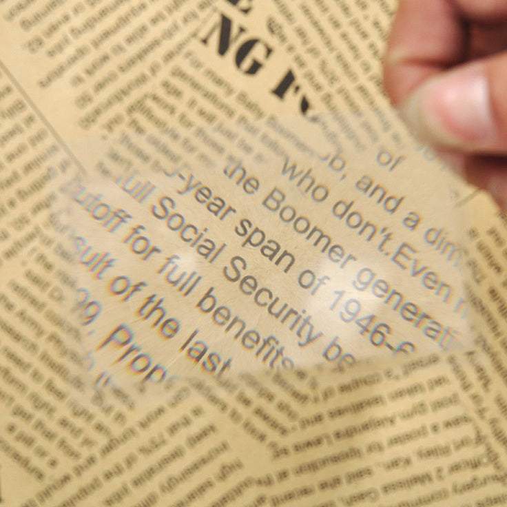 Palielināmais stikls 55 x 85 mm