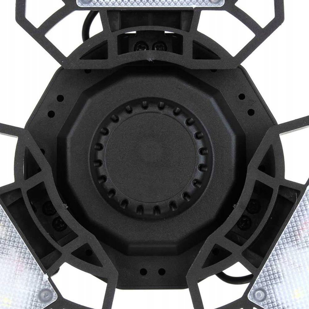 Lampa ar saules paneli kempingam 200W