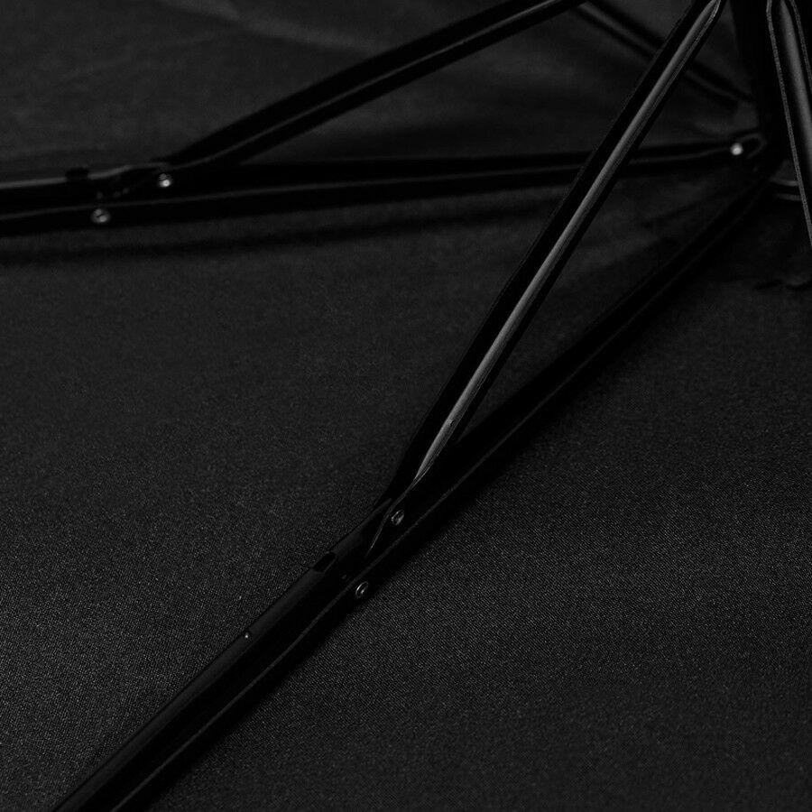 Reverss, automātisks lietussargs melnā krāsā