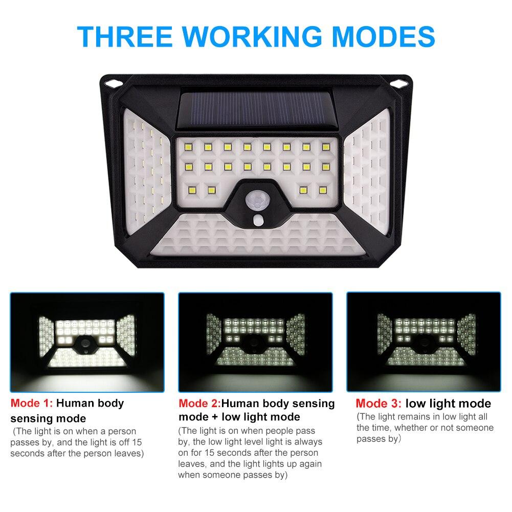 Ārā lampa ar saules paneļiem un kustības sensoru ūdensizturīga