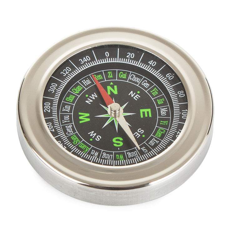 Metālisks kabatas kompass