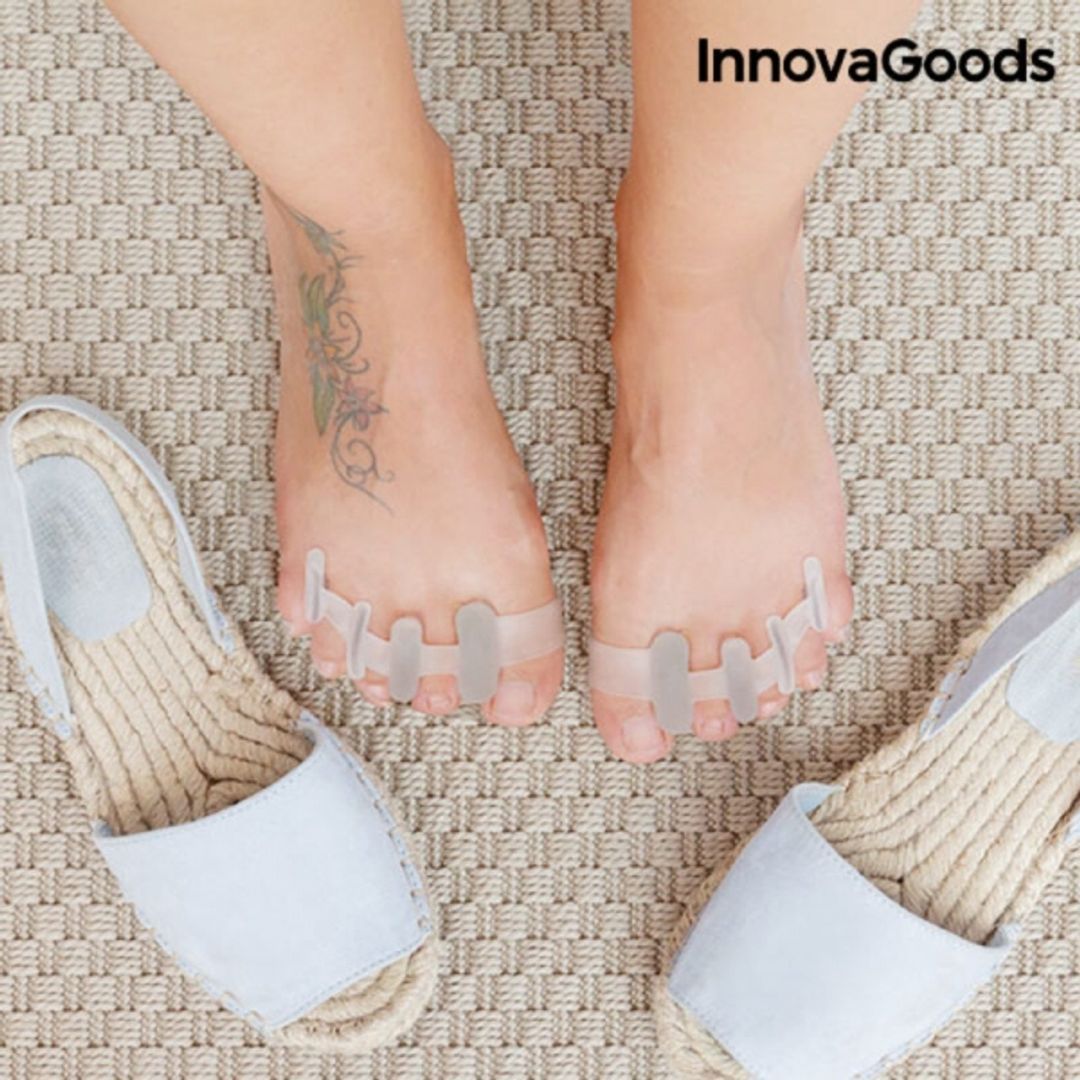 Kāju pirkstu atdalītājs, koriģētājs, taisnotājs 2 gabali