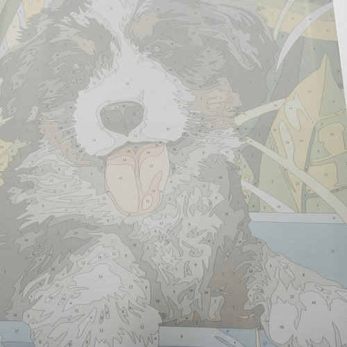 Glezno pēc skaitļiem- suns