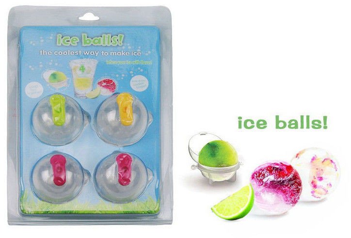 Ledus bumbiņu formas, 4gab