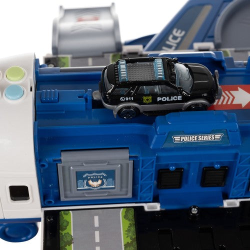 Policijas lidmašīna - autostāvvieta