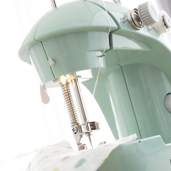 Mini pārnēsājama šujmašīna ar LED gaismu