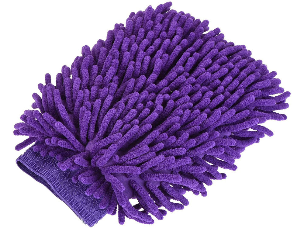 Mikrošķiedras auduma cimds automazgātavas tīrīšanai uz rokas