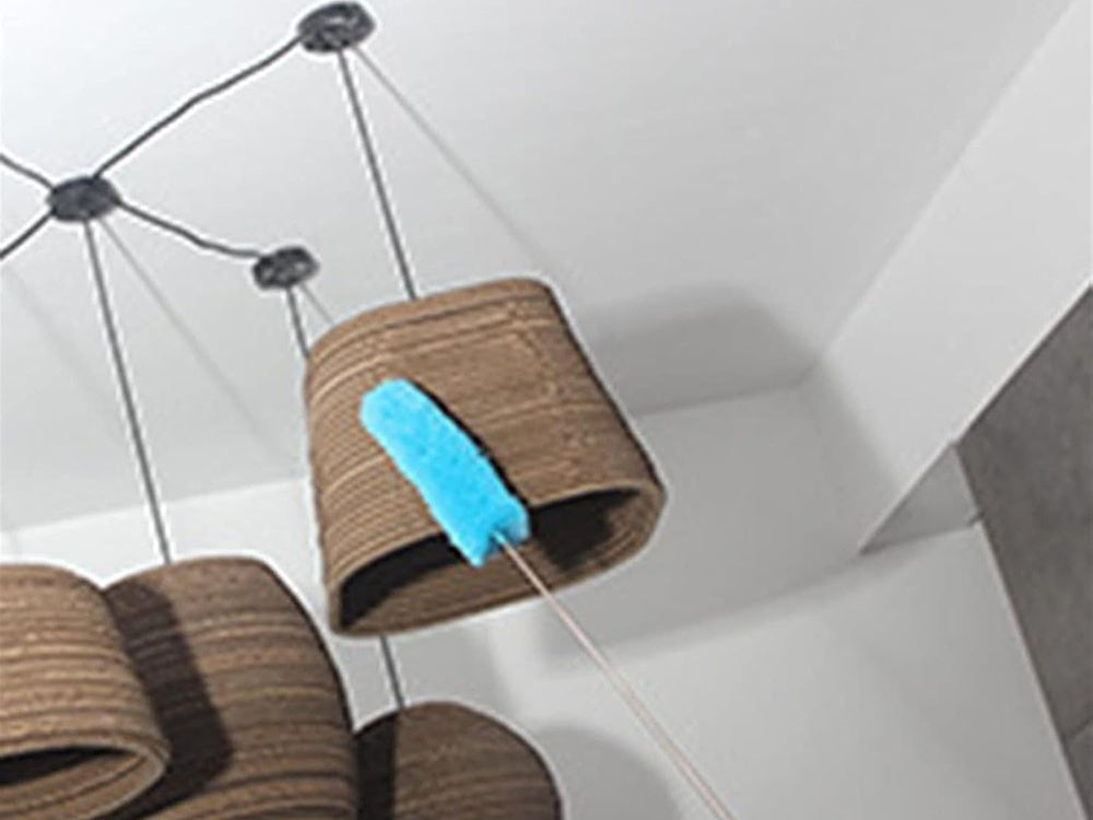 Teleskopiska, gara, salokāma netīrumu slota