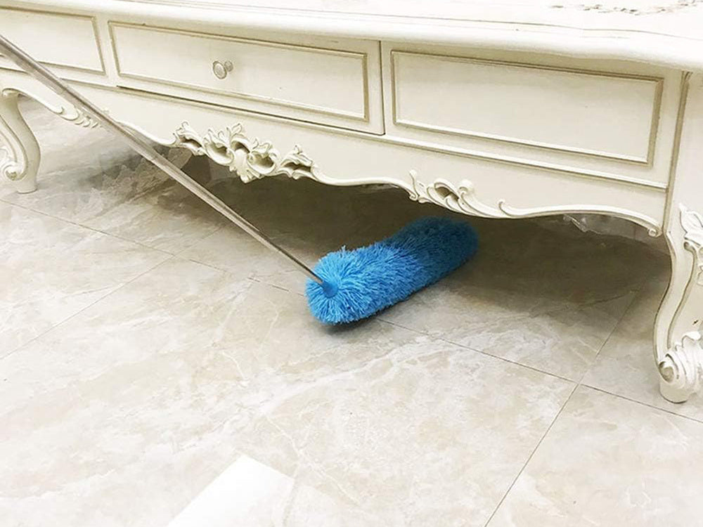 Teleskopiska, gara, salokāma netīrumu slota