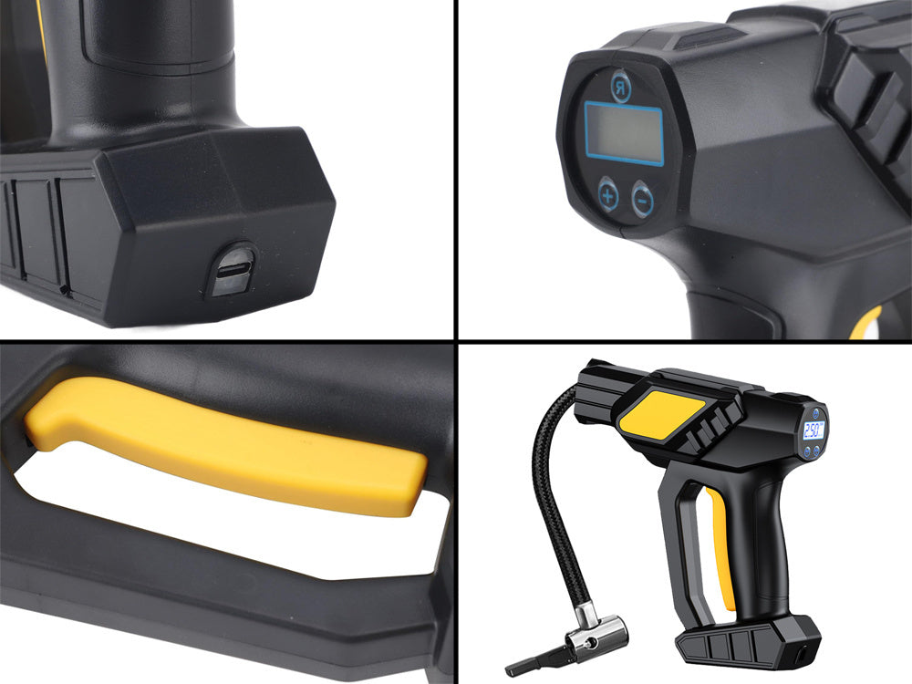 Automašīnas kompresors, riepu kompresors, bezvadu, pārnēsājams