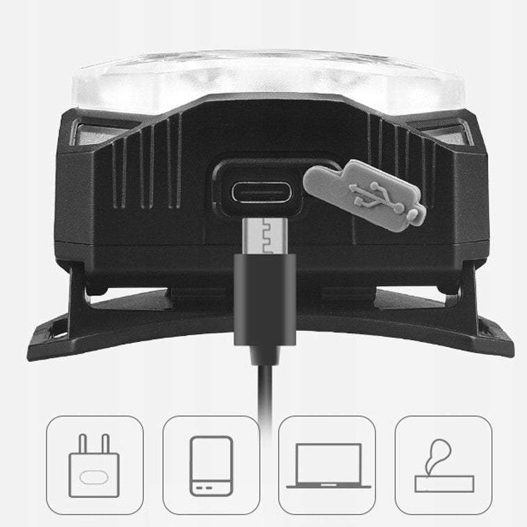 LED Galvas lukturis ar kustības sensoru - ūdensizturīgs