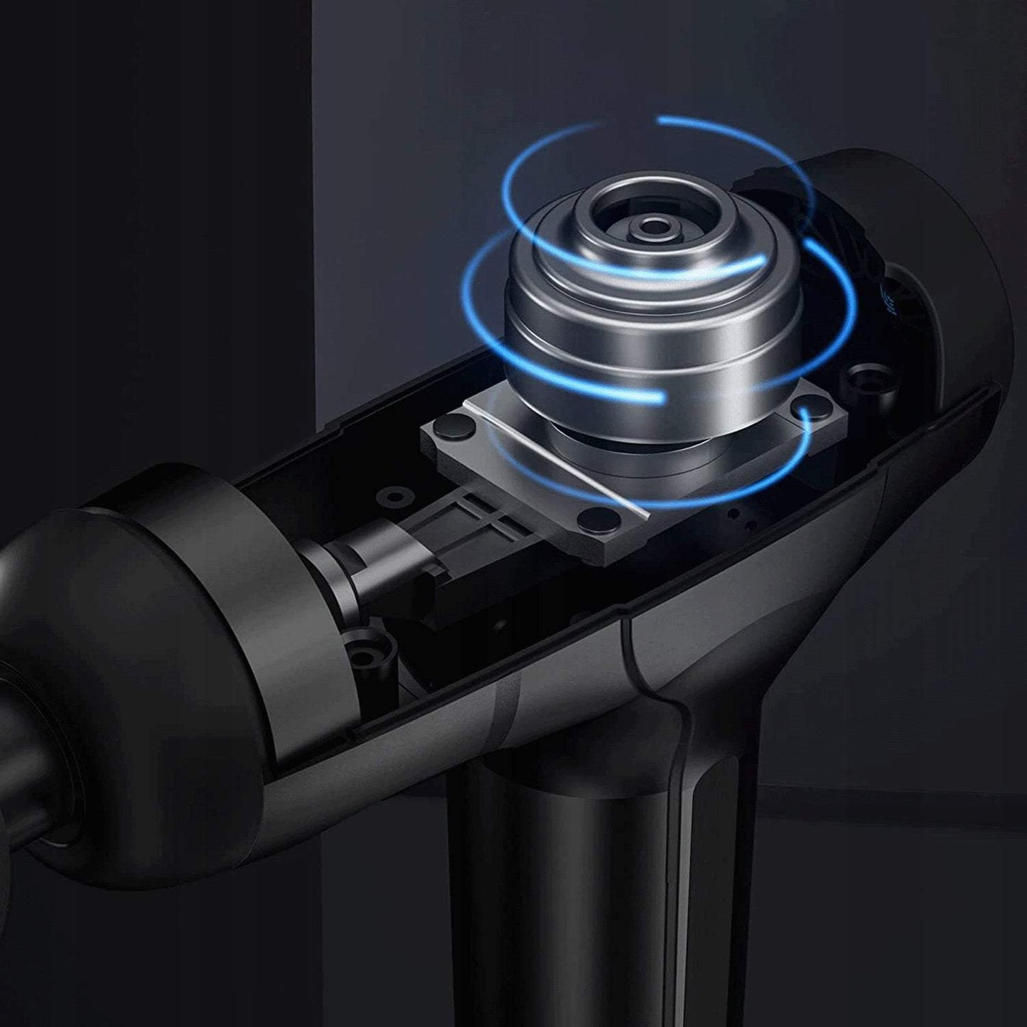 Masāžas pistole ar 10 uzgaļiem