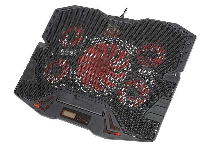 Dzesēšanas paliktnis klēpjdatoriem ar ātruma kontroli